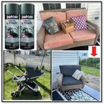 Charcoal Gray Vinyl Fabric Spray Paint Restoring Interior 2PK - Free Import Fees. Fixed Price $46.95.