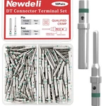 Newdeli 50 Pairs Deutsch Pin Connector Kit Size - 16, Sliver. Fixed Price $48.16.