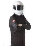 Racequip 111006 Black Single Layer Sfi 3.2A/1 Auto Racing Driving Jacket X-large. Fixed Price $97.35.