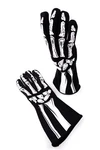 Rjs Racing Sfi 3.3/1 New Skeleton Gloves Black White Size Xl 600080135. Fixed Price $104.99.