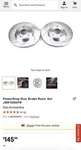 Power Stop JBR509XPR Evolution Performance Drilled And Slotted Brake Rotor Set. Fixed Price $80.00.