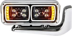 Headlight Assembly W/ Mounting Arm F/ 1987-2007 Peterbilt 379-BLACKOUT-PASSENGER. Fixed Price $295.00.