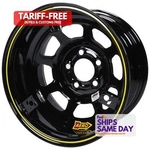 Aero Race ARW52-185020T3 Powder Coated Black Steel Inch Wheel Rim 5X5 15X8. Fixed Price $208.82.