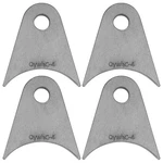 Weld On Tabs, Steel Shock Mounts, Universal 3" Axle MOUNT-1/4" Thick. Fixed Price $20.99.