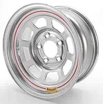 Bassett Wheels 57RF375S Silver Dot D-hole. Fixed Price $92.99.