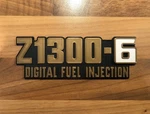 Z1300-6 Dfi Digital Fuel Injection Badge Side Panel Emblem. Fixed Price $21.53.