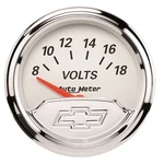Autometer 1391-00408 Chevy Vintage Electric Voltmeter Gauge. Fixed Price $90.73.