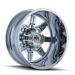 17X6.5 Mayhem Monstir Chrome Dually Rear Wheel 8X210 (-140MM). Fixed Price $357.85.