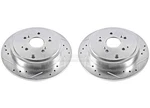 Powerstop For 01-06 Acura Mdx Rear Evolution Drilled & Slotted Rotors Pair. Fixed Price $136.43.