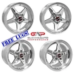 Race Star Drag Pack 15X10/15X3.75 For 79-04 Mustang (polished) Wheel Combo. Fixed Price $1299.49.