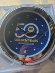 Napa Auto Parts Filters Neon Clock 50TH Golden Anniversary Collectable Nos. Fixed Price $85.00.