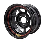 Bassett 58S53 15X8 D-hole Lite 5X5 3" Backspace Black Wheel. Fixed Price $117.99.