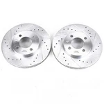 Powerstop EBR251XPR Evolution Performance Drilled-slotted Plated Rotor Pair. Fixed Price $147.95.