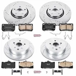 Powerstop Z23 Daily Driver Carbon-fiber Ceramic Brake Pad And Drilled & Slotted. Fixed Price $478.47.