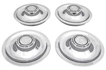 Jegs 1967 Design Disc Brake Style Center Caps Stainless, Chrome, Bowtie. Fixed Price $124.99.