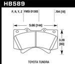 Hawk Performance HB589Y.704 Lts Disc Brake Pad. Fixed Price $109.99.