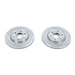 Powerstop Evolution Drilled Slotted Rotors Pair Front For Infiniti QX56. Fixed Price $378.34.