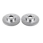 Power Stop EBR852XPR Drilled & Slotted Front Rotor Set For Bmw X5/X6 Xdrive. Fixed Price $234.00.