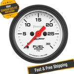 Auto Meter 5760 Phantom Series 2-1/16" Fuel Pressure Gauge, 0-30 Psi. Fixed Price $331.71.