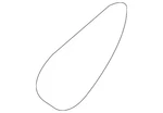 Genuine Hyundai Spoiler Pad 87257-2M001. Fixed Price $37.71.
