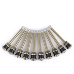 Ckauto TR572 Brass Commercial 3-3/4 Valve Stems For Rim .625" Assorted Sizes. Fixed Price $9.36.