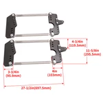 Rear Suspension Kit Universal Drag Race H.d. Parallel 4-LINK Adjustable. Fixed Price $128.25.