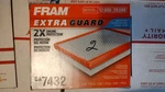 New Box Fram CA7432 Extra Guard 2X Air Filter Free Shipping. Fixed Price $12.69.