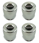 4X New American Racing 5/6 Lug Chrome 4.25" Wheel Center Caps AR61 AR62 1425002. Fixed Price $168.00.