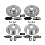 Powerstop Disc Brake Kit Front And Rear Fits Subaru Crosstrek 2016-2017,. Fixed Price $476.79.