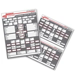 Longacre Racing 22528 Chassis Set-up / Tire Chart. Fixed Price $16.51.