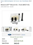 Motorcraft BKCF-43- Bolt. Fixed Price $30.00.
