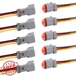 Flytuo Deutsch Dt 3 Pin Connector 5 Sets Grey. Fixed Price $34.99.