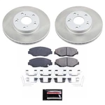 Power Stop KOE1043 Low-dust Ceramic Brake Pad And Z17 Disc Rotor Kit. Fixed Price $123.61.