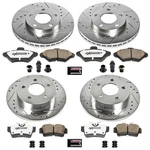 Powerstop Disc Brake Kit Front And Rear Fits Ford Mustang 1994-1998 Z26 Stre. Fixed Price $507.09.