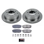 Power Stop KOE3073 Brake Pads, Solid Surface Rotors, Rear, Kit. Fixed Price $136.87.