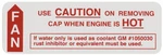 Restoparts Caution Fan Decal Sticker 1967 Pontiac Gto Lemans Tempest Models. Fixed Price $18.98.
