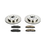 Power Stop Autospecialty Stock Replacement Brake Kit KOE1866. Fixed Price $125.29.