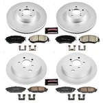 Powerstop Genuine Geomet Coated Rotor And Low-dust Ceramic Brake Pad Kit. Fixed Price $308.60.