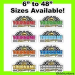 Custom Name Racing Trailer Decal Car Imca Model Modified Sprint Stock Track. Fixed Price $32.99.