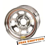 Bassett 58DC2IC 15X8 In 5X4.75 Spoke D-hole Chrome Steel Wheel. Fixed Price $169.26.