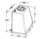 Jaz Products 290-103-01 3-GALLON Econo Rail Fuel Cell. Fixed Price $239.73.