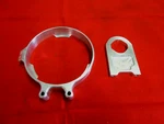 Aluminum Billet Bottle Mounting Brackets For 5-1/4" Diameter. Fixed Price $45.00.