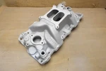 Edelbrock 7101 Performer Rpm Intake Manifold Aluminum Small Block Chevy Holley. Fixed Price $199.99.