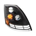 United Pacific 35896 Headlight Black Led, Passenger Side, With Dual For Volvo. Fixed Price $311.48.