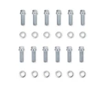 Mr. Gasket Intake Manifold Bolt Set For 3/8-20 1.00 Inch 12-POINT Head 6091. Fixed Price $52.07.