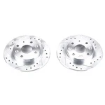 JBR544XPR Powerstop 2-WHEEL Set Brake Discs Rear For Mazda Miata 1990-1993. Fixed Price $88.16.