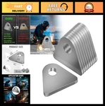 Universal Steel Weld-on Tabs For Shock Mounting Flat Bottom, 1/2" Hole, Pack. Fixed Price $30.59.