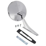 Oer CM3006 1966-72 Outer Door Mirror W/bow Tie Logo/ribbed Base. Fixed Price $62.99.