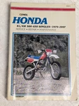 Clymer M339-5 Honda Xl/xr 500-650 1979-1997 Service-repair-maintenance Manual. Fixed Price $28.00.