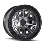 Mayhem 8301-7936TM Flat Iron Matte Black W/ Dark Tint 17X9 6-135 -12MM. Fixed Price $192.87.